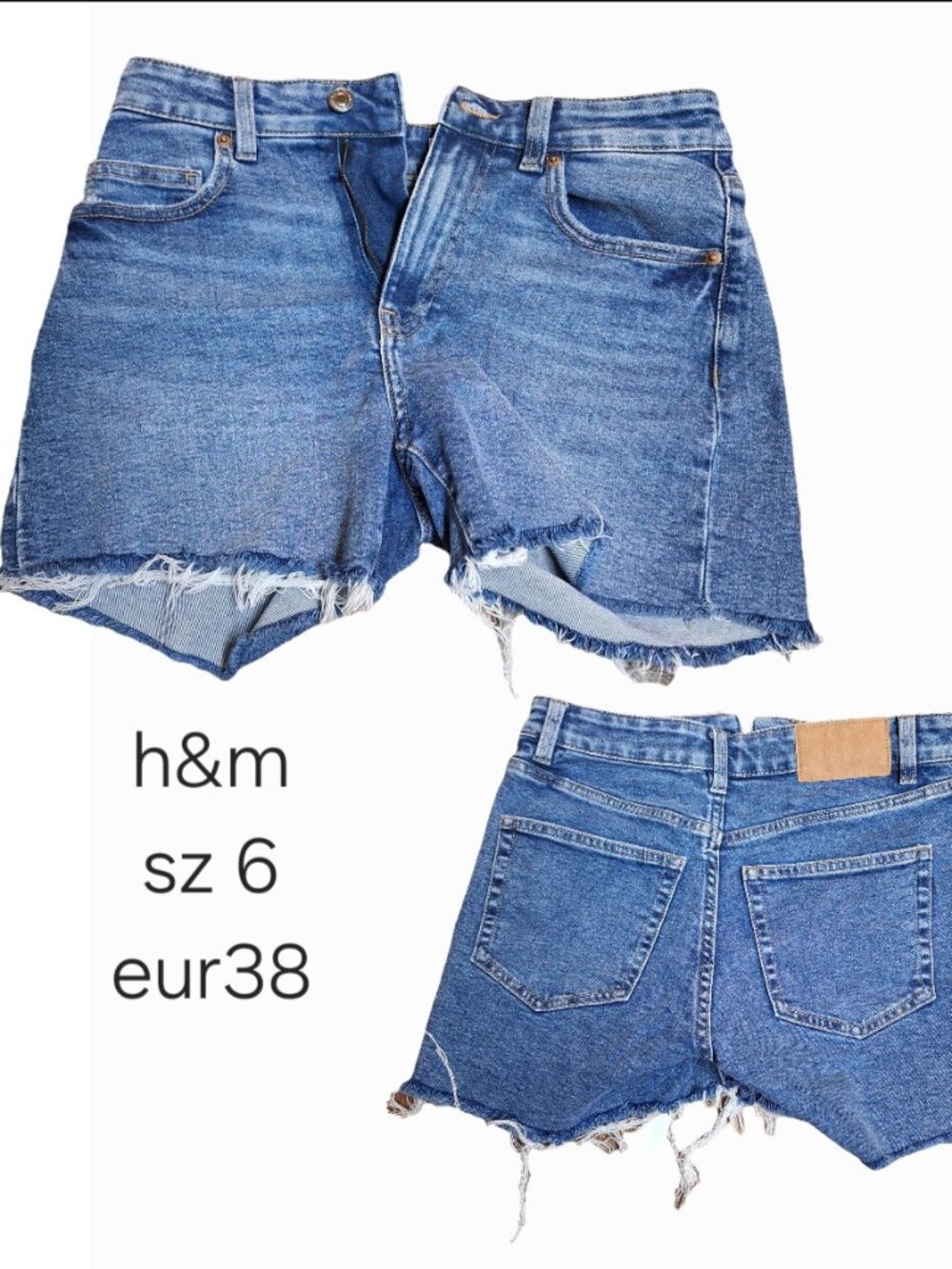 H & M women sz 6 Denim Shorts